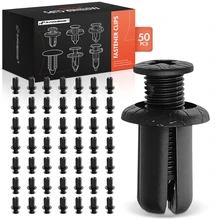 2007-2012 Mazda CX-7 50 Pcs 8mm Nylon Black Push Type Retainer Clip A-Premium APRCF1455