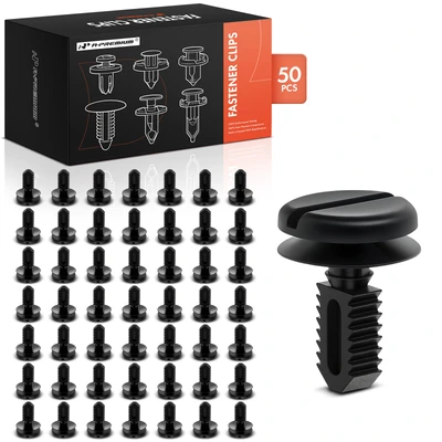 50 Pcs 5mm x 8mm Nylon Trunk Boot Lining Trim Retainer Clip