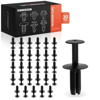 30 Pcs 8.5mm Nylon Rear Bumper Support Fixture Trim Retainer Clip Push