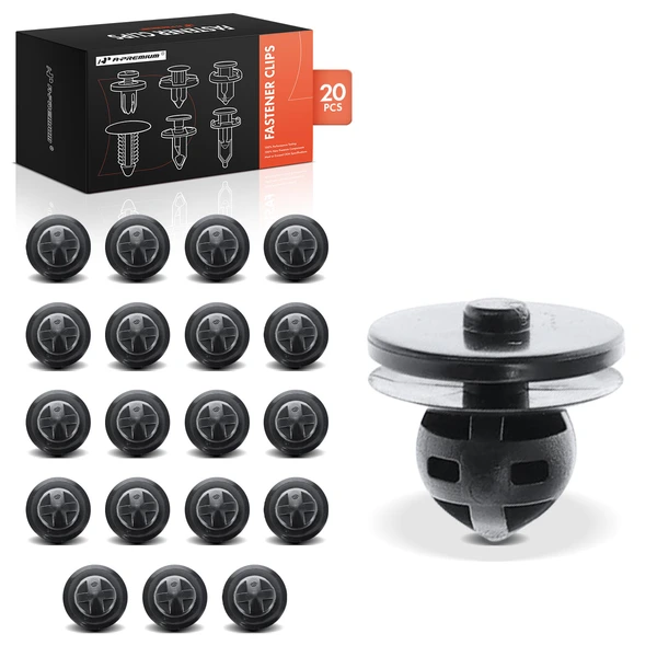 2006-2010 Volkswagen Passat 20 Pcs Nylon Black Trim Panel A-Premium APRCF1489