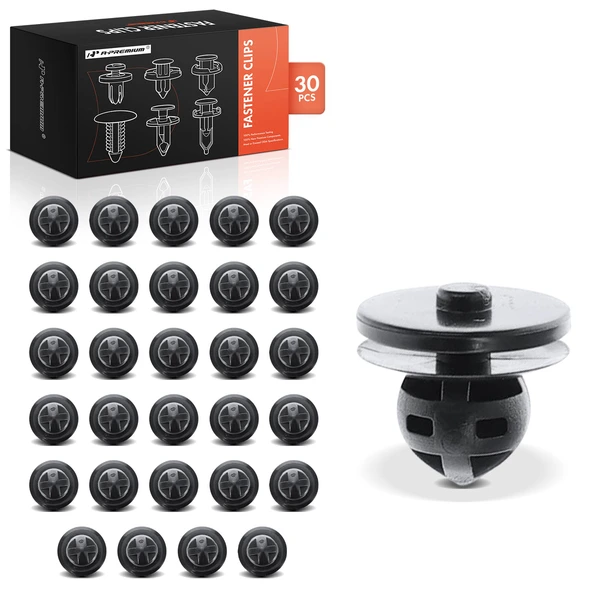 2006-2010 Volkswagen Passat 30 Pcs Nylon Black Trim Panel A-Premium APRCF1490