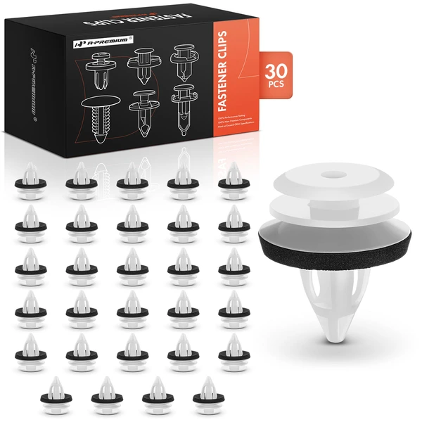 2000-2006 BMW X5 30 Pcs Nylon White Door Panel Lining & Rear Window A-Premium APRCF1505