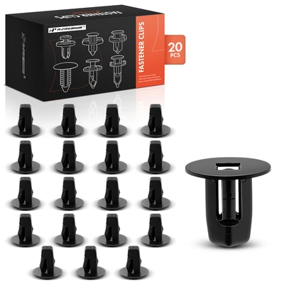 20 Pcs 9mm x 9mm Fender Liner Screw Grommet Clip Fastener