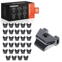 2012-2024 Toyota Camry 30 Pcs Nylon Black Front Bumper Cover Clip A-Premium APRCF1526