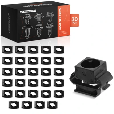 30 Pcs 20mm Nylon Upper & Lower Engine Cover Retainer Moulding Clips