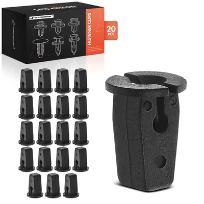 20 Pcs 6.5mm x 8mm Nylon Screw Grommet Retainer Clips
