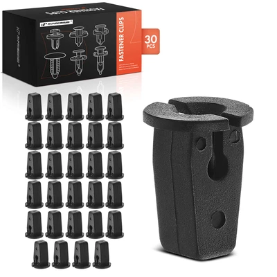 30 Pcs 6.5mm x 8mm Nylon Screw Grommet Retainer Clips