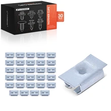 30 Pcs 10mm x 19mm Zinc Undercar Shield Retainer Clips