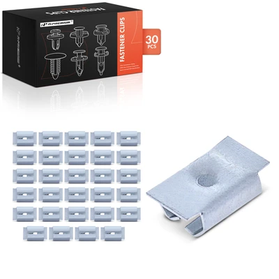 30 Pcs 10mm x 19mm Zinc Undercar Shield Retainer Clips