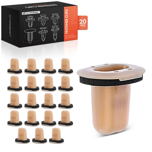 20 Pcs Nylon Brown Grommet A-Premium APRCF1540