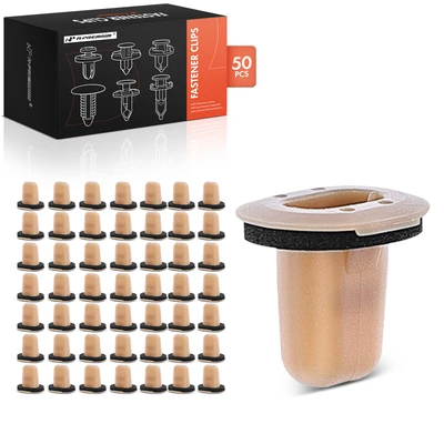 50 Pcs Nylon Screw Grommet Retainer Clips with Sealer