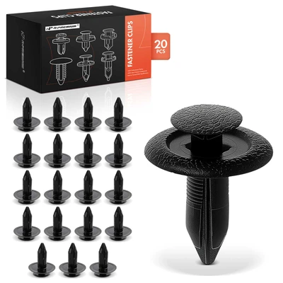 20 Pcs 6mm Rear Trunk Liner Retainer Clip Push-Type