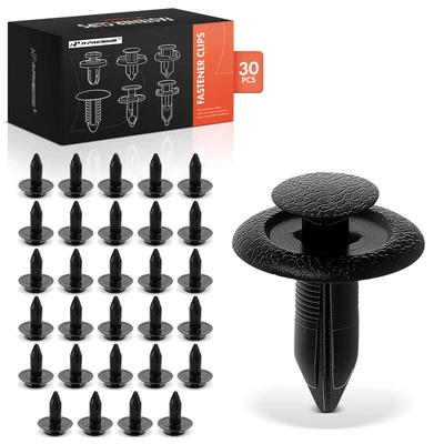 30 Pcs 6mm Rear Trunk Liner Retainer Clip Push-Type