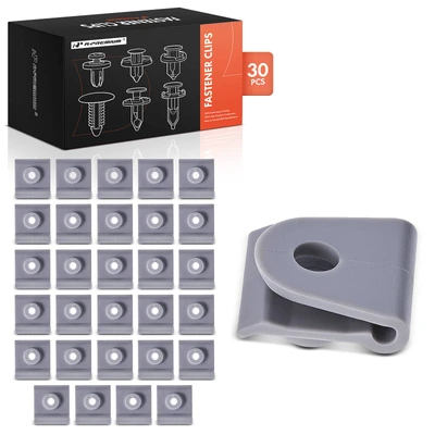 30 Pcs Nylon Bumper Cover Nut Retainer Clip Fastener
