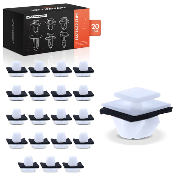 20 Pcs Nylon Blue Molding Clip A-Premium APRCF1588