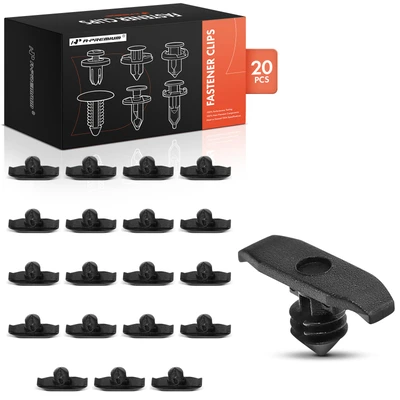 20 Pcs 5mm Nylon Weatherstrip Bonnet Fasteners Retainer Clips