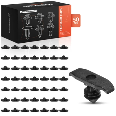 50 Pcs 5mm Nylon Weatherstrip Bonnet Fasteners Retainer Clips