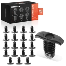 1980-1991 Volkswagen Vanagon 20 Pcs Nylon Black Front Door Seal Retainer Clip A-Premium APRCF1618