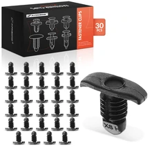 1980-1991 Volkswagen Vanagon 30 Pcs Nylon Black Front Door Seal Retainer Clip A-Premium APRCF1619