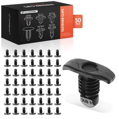 50 Pcs 5mm Nylon Front Door Seal Retainer Clip Fastener