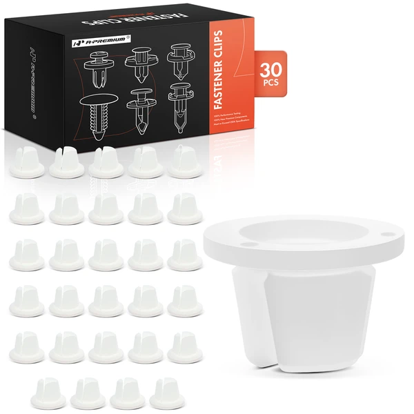 2002-2009 Kia Spectra 30 Pcs 10mm Nylon Natural Headlight Assembly Grommet A-Premium APRCF678