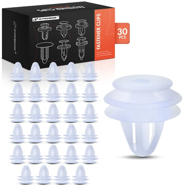 2006-2012 2014-2021 Kia Sedona 30 Pcs Nylon White Trim Panel Retainer A-Premium APRCF681