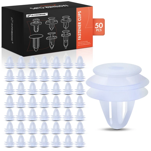 2006-2012 2014-2021 Kia Sedona 50 Pcs Nylon White Trim Panel Retainer A-Premium APRCF682