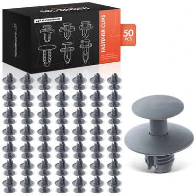 50 Pcs 8mm Mounting Expansion Rivet Retainer Clip Push-Type