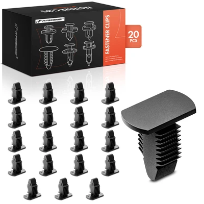 20 Pcs Nylon Rocker Moulding Fasteners Screws Clamps
