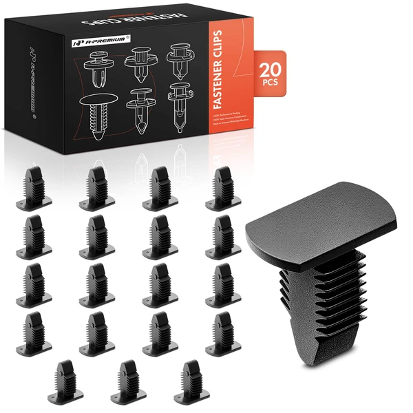 20 Pcs Nylon Black Rocker Molding Retainer A-Premium APRCF743