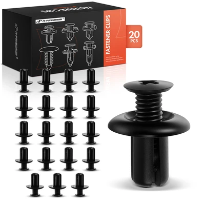 20 Pcs 8mm Nylon Fender Liner Retainer Clip Screw-Type