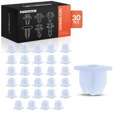 30 Pcs Nylon M4.8 Front & Rear Bumper & Fender Nut Retainer Clips