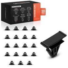 2007-2017 Jeep Patriot 20 Pcs 15mm Nylon Black Front Bumper Molding Clip A-Premium APRCF761