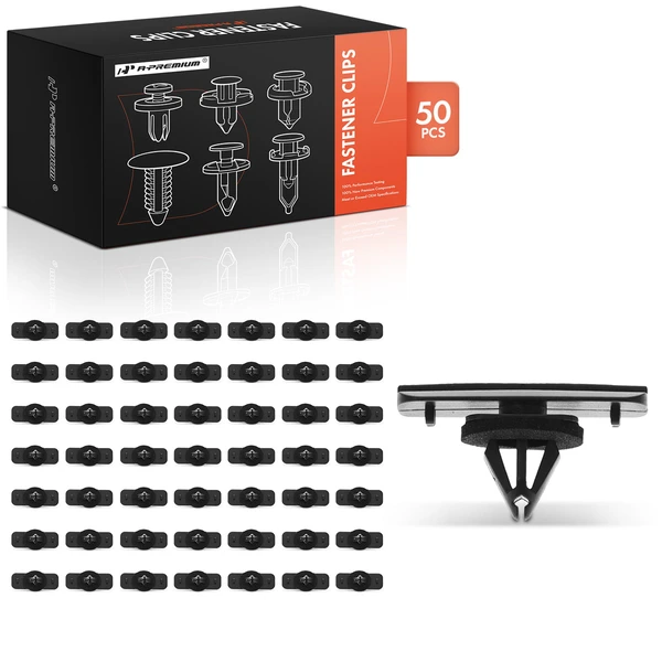 2006-2010 Jeep Commander 50 Pcs Nylon Black Front Fender Flare (Rear) Molding Clip A-Premium APRCF766