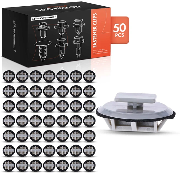 2004-2012 Mazda 3 50 Pcs Nylon Gray Molding Clip A-Premium APRCF791