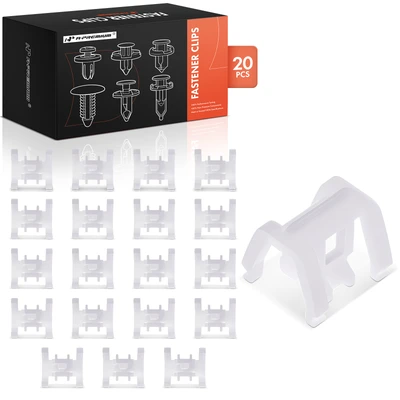 20 Pcs Nylon Front Side Door Exterior Trim Moulding Retainer Clip