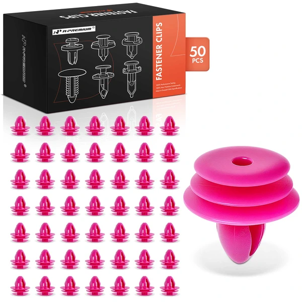 2001 2003-2008 Hyundai Tiburon 50 Pcs Nylon Pink Trim Panel Retainer A-Premium APRCF809