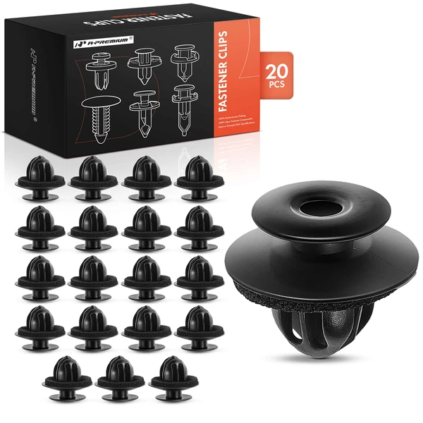 2010-2023 Lexus GX460 20 Pcs Nylon Black Rocker Molding Retainer A-Premium APRCF849