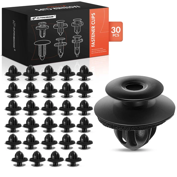 2010-2023 Lexus GX460 30 Pcs Nylon Black Rocker Molding Retainer A-Premium APRCF850