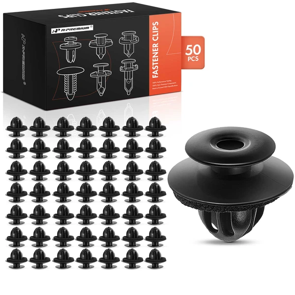 2010-2023 Lexus GX460 50 Pcs Nylon Black Rocker Molding Retainer A-Premium APRCF851