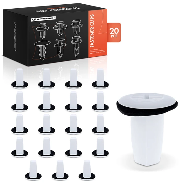 2022-2024 Genesis GV70 30 Pcs Nylon Natural Bumper Screw Grommet A-Premium APRCF853