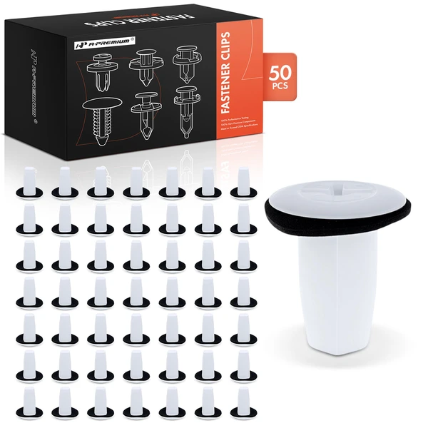 2022-2024 Genesis GV70 50 Pcs Nylon Natural Bumper Screw Grommet A-Premium APRCF854