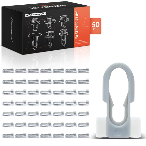 1985-1990 Oldsmobile Custom Cruiser 50 Pcs Nylon Gray Body Side Molding Clip A-Premium APRCF884