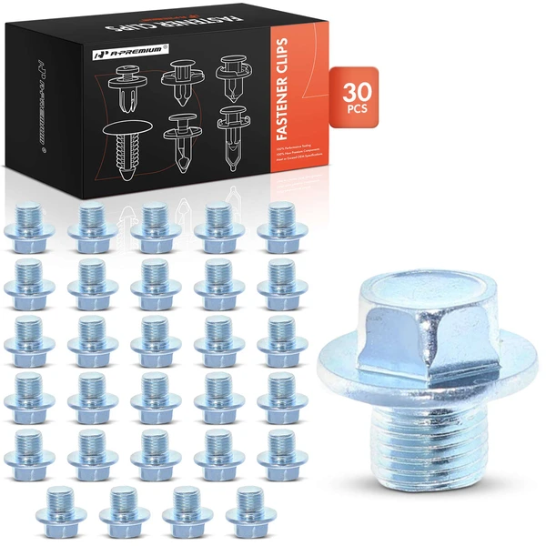 2005-2016 Scion tC 30 Pcs Steel Oil Drain Plug Retainer Clip A-Premium APRCF892