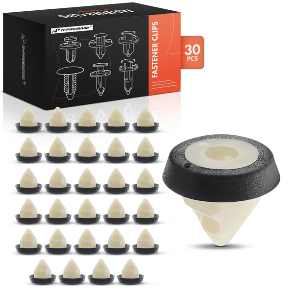 2021 Volkswagen Atlas 30 Pcs Plastic White Lower Guide Lock Retainer Clip A-Premium APRCF001