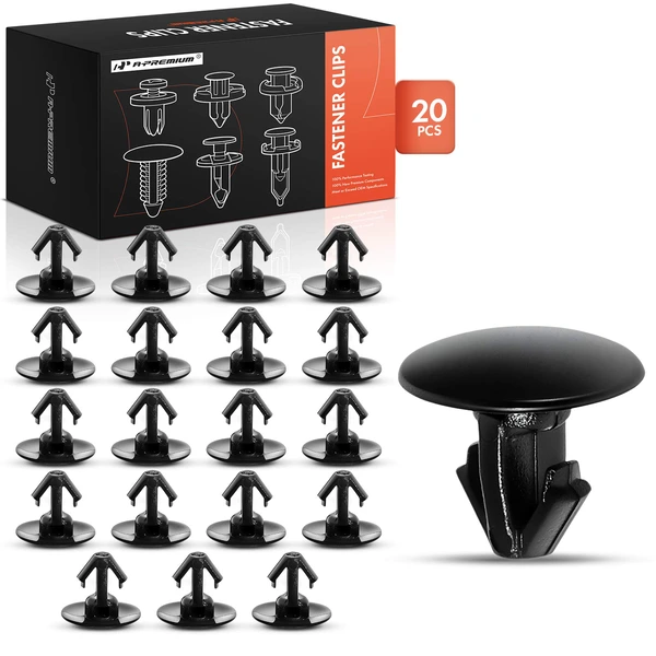 2007-2024 Mazda 3 20 Pcs Nylon Black Weatherstrip Retainer Clip A-Premium APRCF900