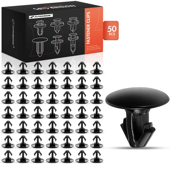 2007-2024 Mazda 3 50 Pcs Nylon Black Weatherstrip Retainer Clip A-Premium APRCF902