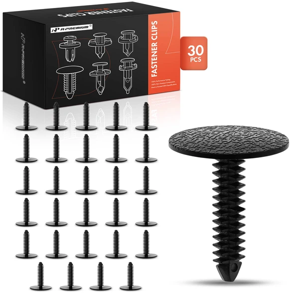 2006-2015 Hyundai Azera 30 Pcs Nylon Black Molding Clip A-Premium APRCF919