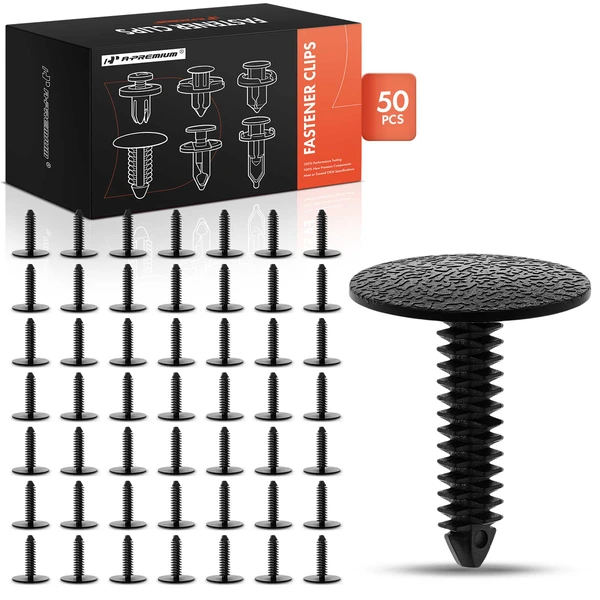 2009 2011-2014 Kia Sorento 50 Pcs Nylon Black Molding Clip A-Premium APRCF920