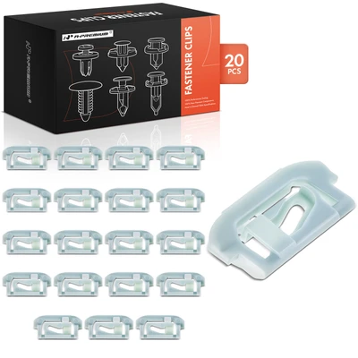 20 Pcs 30.16mm x 14.29mm Nylon Fasteners Window Reveal Moulding Clips